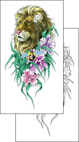 Lion Tattoo animal-lion-tattoos-cherry-creek-flash-ccf-00628