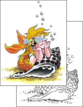 Marine Life Tattoo fantasy-mermaid-tattoos-cherry-creek-flash-ccf-00637