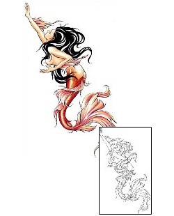 Mermaid Tattoo Marine Life tattoo | CCF-00638