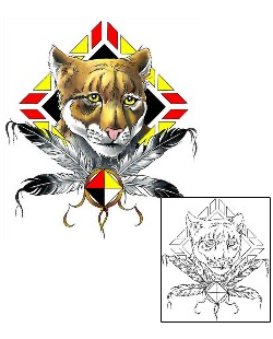 Mountain Lion Tattoo Miscellaneous tattoo | CCF-00654