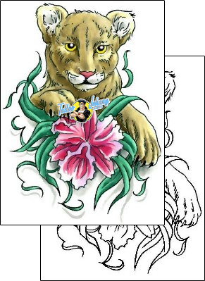 Lion Tattoo animal-lion-tattoos-cherry-creek-flash-ccf-00656