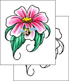 Daisy Tattoo flower-tattoos-cherry-creek-flash-ccf-00675