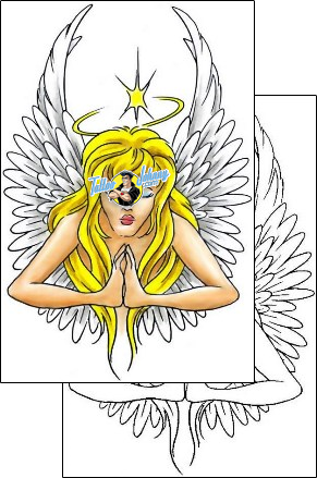 Angel Tattoo religious-and-spiritual-angel-tattoos-cherry-creek-flash-ccf-00692