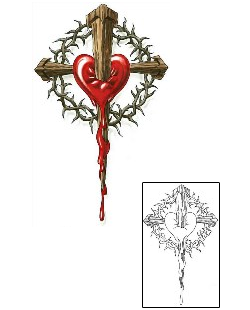 Cross Tattoo Religious & Spiritual tattoo | CCF-00697