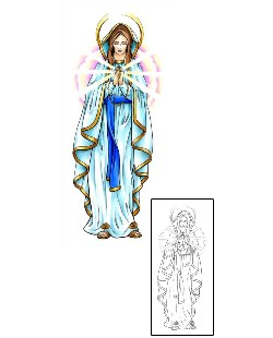 Mary Tattoo Religious & Spiritual tattoo | CCF-00725