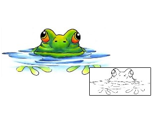 Frog Tattoo Reptiles & Amphibians tattoo | CCF-00733