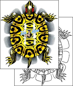 Turtle Tattoo turtle-tattoos-cherry-creek-flash-ccf-00734