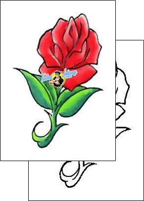 Rose Tattoo plant-life-rose-tattoos-cherry-creek-flash-ccf-00739