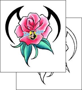 Rose Tattoo plant-life-rose-tattoos-cherry-creek-flash-ccf-00754