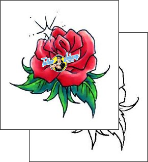 Rose Tattoo plant-life-rose-tattoos-cherry-creek-flash-ccf-00759
