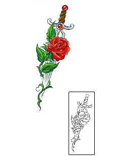 Rose Tattoo Plant Life tattoo | CCF-00763