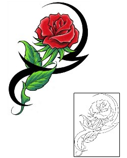Rose Tattoo Plant Life tattoo | CCF-00767