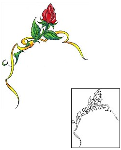 Rose Tattoo Specific Body Parts tattoo | CCF-00768