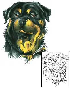 Animal Tattoo Ronny Rottweiler Tattoo