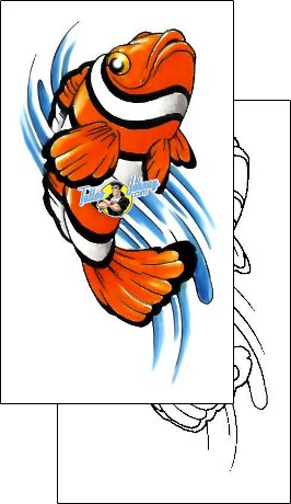 Fish Tattoo marine-life-fish-tattoos-cherry-creek-flash-ccf-00771