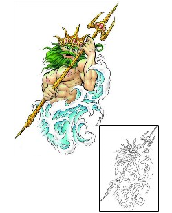 Mermaid Tattoo Mythology tattoo | CCF-00782