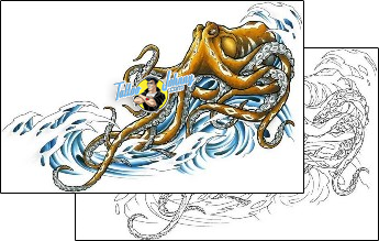 Octopus Tattoo octopus-tattoos-cherry-creek-flash-ccf-00784