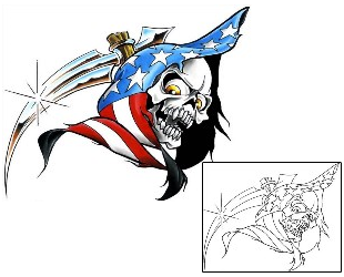 Reaper Tattoo Horror tattoo | CCF-00792
