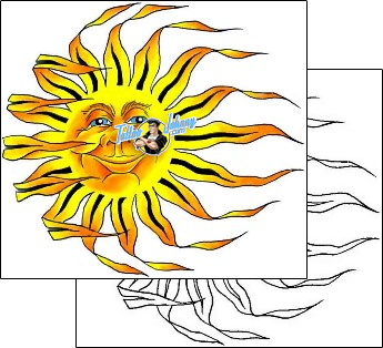 Sun Tattoo astronomy-sun-tattoos-cherry-creek-flash-ccf-00816