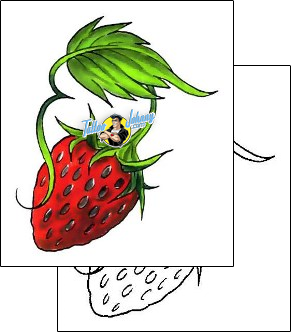 Strawberry Tattoo ccf-00841