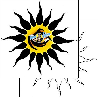 Sun Tattoo astronomy-sun-tattoos-cherry-creek-flash-ccf-00844