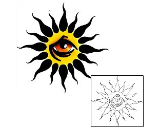 Sun Tattoo Astronomy tattoo | CCF-00844