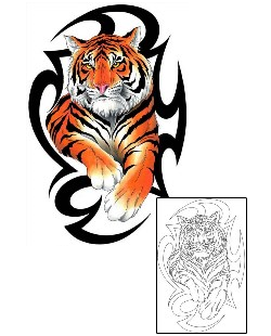 Cat Tattoo Animal tattoo | CCF-00859