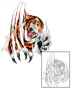 Tiger Tattoo Design CCF-00862 