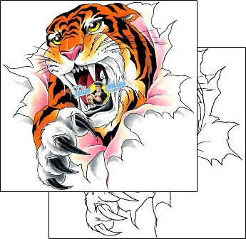 Tiger Tattoo animal-tiger-tattoos-cherry-creek-flash-ccf-00863