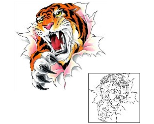 Tiger Tattoo Animal tattoo | CCF-00863