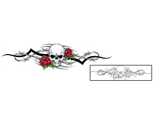 Rose Tattoo Specific Body Parts tattoo | CCF-00867