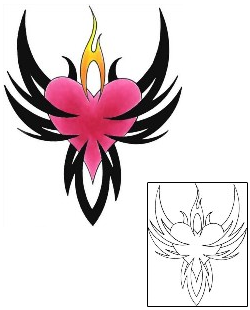 Sacred Heart Tattoo Religious & Spiritual tattoo | CCF-00884