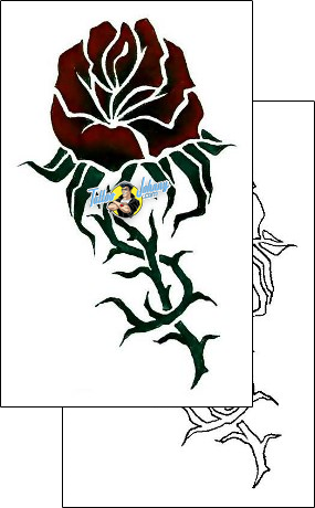 Rose Tattoo plant-life-rose-tattoos-cherry-creek-flash-ccf-00896