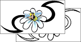 Daisy Tattoo flower-tattoos-cherry-creek-flash-ccf-00934