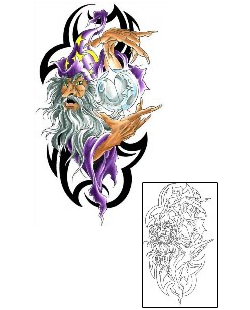 Wizard Tattoo Mythology tattoo | CCF-00940