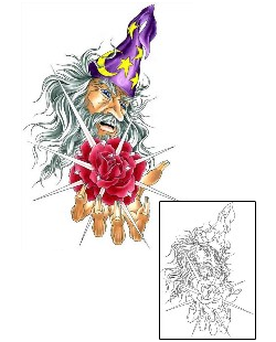 Wizard Tattoo Mythology tattoo | CCF-00941