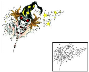 Wizard Tattoo Horror tattoo | CCF-00943
