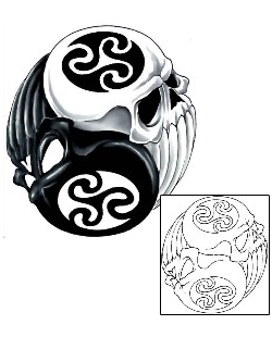 Yin Yang Tattoo Horror tattoo | CCF-00957