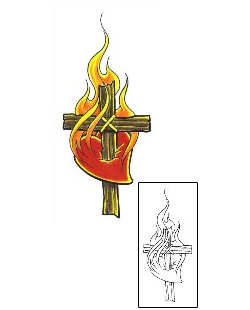Sacred Heart Tattoo Religious & Spiritual tattoo | CCF-00984