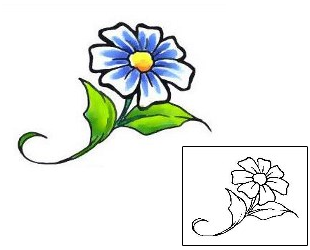 Daisy Tattoo Plant Life tattoo | CCF-00998