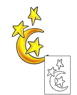 Star Tattoo Astronomy tattoo | CCF-01015