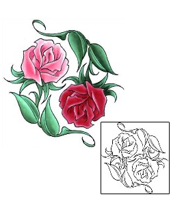 Rose Tattoo Plant Life tattoo | CCF-01022