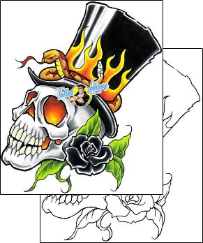 Skull Tattoo skull-tattoos-cherry-creek-flash-ccf-01029