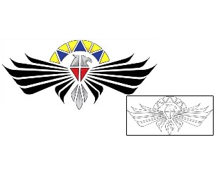 Eagle Tattoo Ethnic tattoo | CCF-01030
