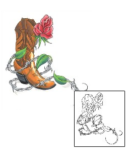 Rose Tattoo Plant Life tattoo | CCF-01057