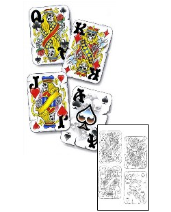 Card Tattoo Gambling tattoo | CCF-01073