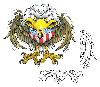 Eagle Tattoo animal-eagle-tattoos-cherry-creek-flash-ccf-01111