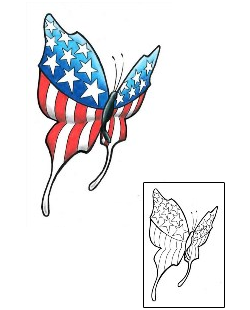 Patriotic Tattoo Insects tattoo | CCF-01114