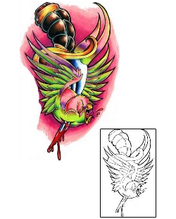 Bird Tattoo Horror tattoo | CEF-00026