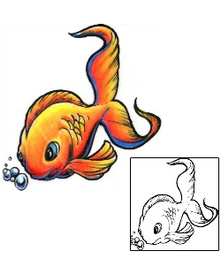 Picture of Blue Eyed Goldfish